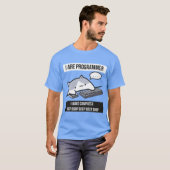 T-shirt Je suis un chat programmeur mème programmeur cadea (Devant entier)