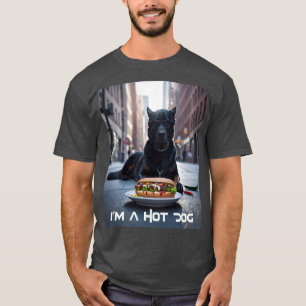 T-SHIRT JE SUIS UN CHIEN CHAUD - CHILI DOG -