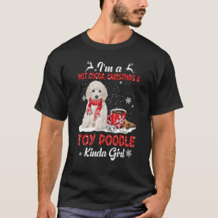 T-shirt Je suis un chocolat chaud Noël et chien Kinda Toy