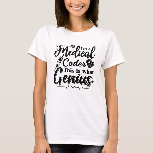 T-shirt Je suis Un Codeur Médicale Ce Codage Programmeur G (Devant)