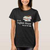 T-shirt Je suis un commandant anglais que vous faites le (Devant)