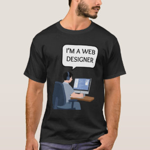T-shirt Je suis un concepteur web