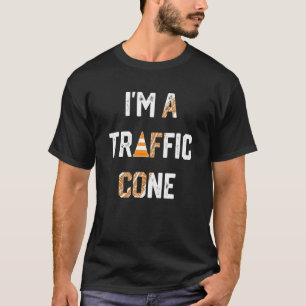 T-shirt Je suis un cône de la circulation pour adultes et