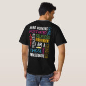 T-shirt Je Suis Un Conseiller Scolaire Appréciation (Dos entier)