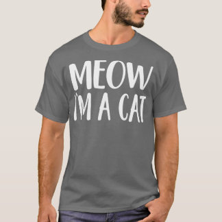 T-shirt Je Suis Un Costume ChatHalloween