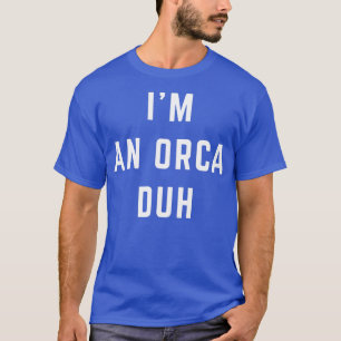 T-shirt Je suis un costume d'Halloween facile Orca Duh 507