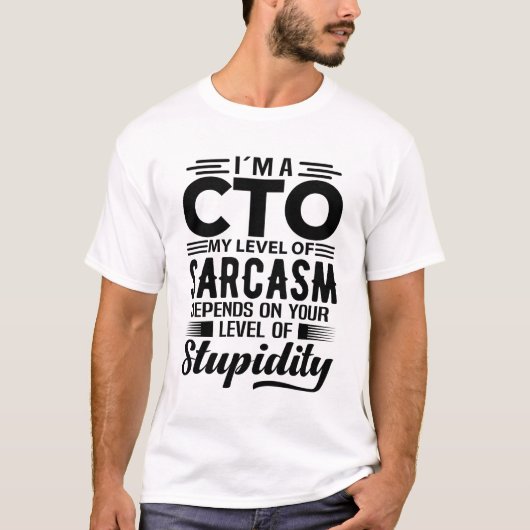 T-shirt Je suis un CTO (Devant)