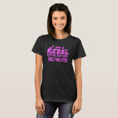 T-shirt Je Suis Un Design Rebel (Devant entier)