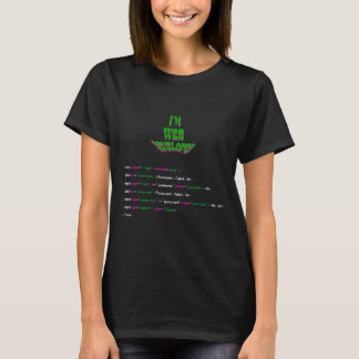 T-shirt je suis un développeur web Funny Coder Programmer