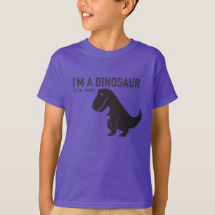 T-shirt Je suis un dinosaure