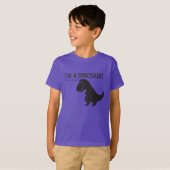 T-shirt Je suis un dinosaure (Devant entier)