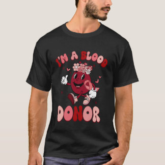 T-shirt Je suis un donneur de sang Journée mondiale du don