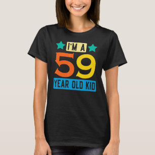 T-shirt Je suis un enfant de 59 ans 59e anniversaire Fête 
