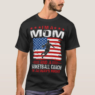 T-shirt Je suis un entraîneur de MOMA et de basket-ball