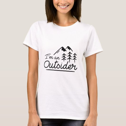 T-shirt Je suis un étranger (Devant)