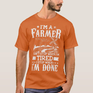 T-shirt Je suis un fermier drôle agriculture Tracteur agri