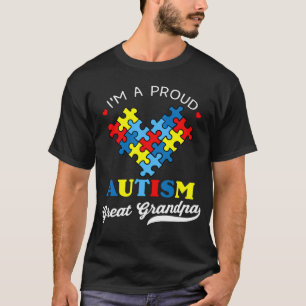 T-shirt Je suis un fier arrière-grand-père Sensibilisation