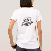 T-shirt Je suis un fou rayon de soleil sarcastique (Dos)