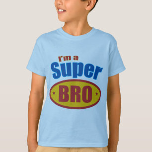 T-shirt Je suis un frère superbe de superhéros de Bro
