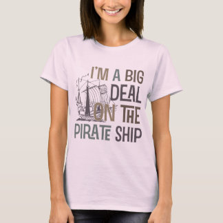 T-shirt Je Suis Un Gros Bateau Pirate Cadeaux Tee - shirt
