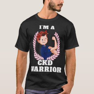T-shirt Je suis un guerrier de CKD Sensibilisation aux mal