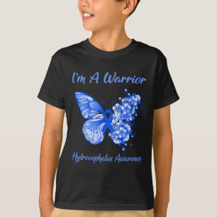 T-shirt Je suis un guerrier hydrocéphalie sensibilisation