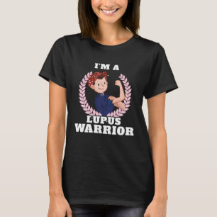 T-shirt Je suis un guerrier Lupus Lupus Sensibilisation