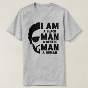 T-shirt JE SUIS UN HOMME NOIR (Barbe)