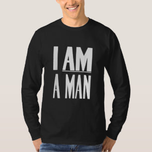 T-shirt Je Suis Un Homme Rappelez-Vous Droits Civiques Af