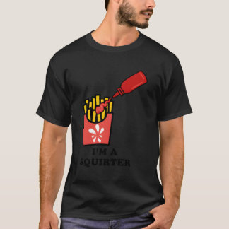 T-shirt Je Suis Un Humour De Fries Françaises De Ketchup S