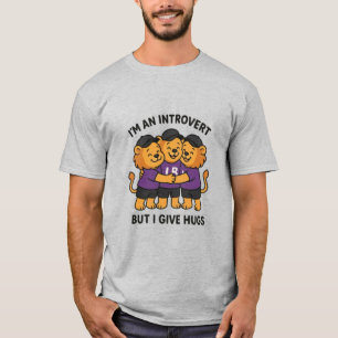 T-shirt Je suis un initié mais je donne des câlins