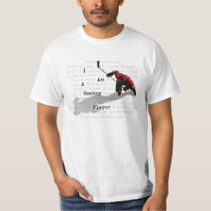 T-shirt Je suis un joueur de hockey