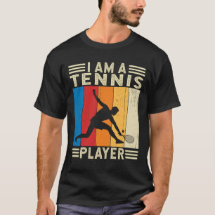 T-shirt Je suis un joueur de tennis de Tennis Coach Tennis