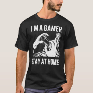T-shirt Je suis un joueur Séjour à la maison Cool Jeux Vid