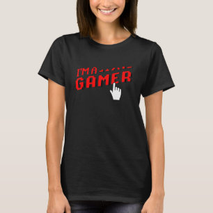 T-shirt Je suis Un Joueur Vidéo Joueur Nerd Geek Console P