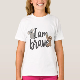 T-shirt Je Suis Un Koala Mignon Et Paresseux Courageux Cro