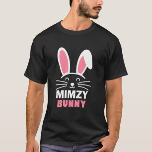 T-shirt Je suis un lapin Mimzy Joyeuses Pâques Fête Membre