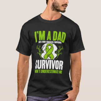 T-shirt Je Suis Un Lauréat De Lymphome Non-Hodgkin Ribbon 