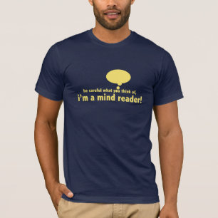 T-shirt Je suis un lecteur mental