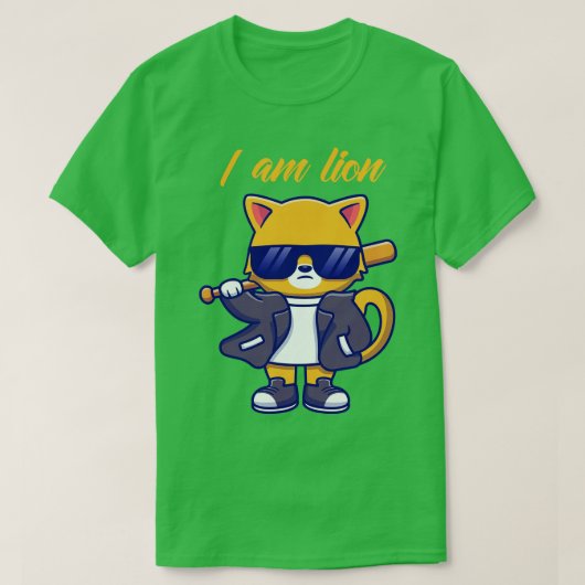T-shirt je suis un lion (Design devant)