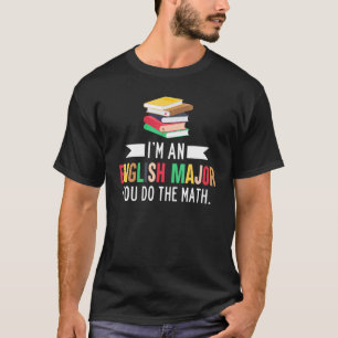 T-shirt Je suis un major anglais Vous faites la lecture de