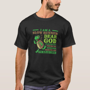 T-shirt Je Suis Un Marat De Fitness Sprint De Coureur Lent