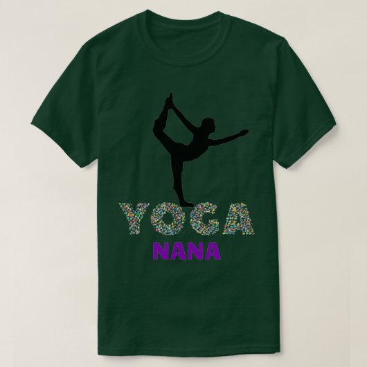 T-SHIRT JE SUIS UN NANA YOGA (Design devant)