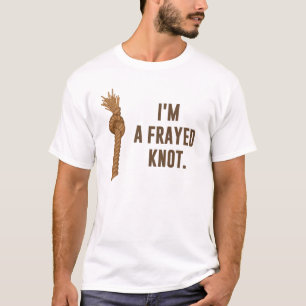 T-shirt Je suis un noeud frangé