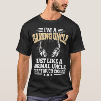 T-shirt Je suis un oncle de jeu drôle de jeu vidéo de jeu