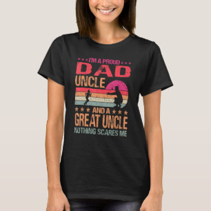 T-shirt Je Suis Un Oncle Père Fière Et Un Grand Oncle Rien