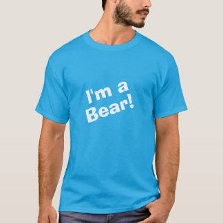 T-shirt Je suis un ours