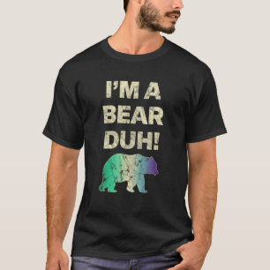 T-shirt Je suis un ours Duh Gay Color LGBT Pride Mois