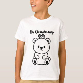 T-shirt Je suis un ours mignon insupportable