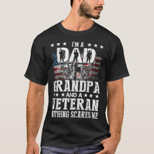 T-shirt Je suis un papa grand-père vétéran grand-père fête